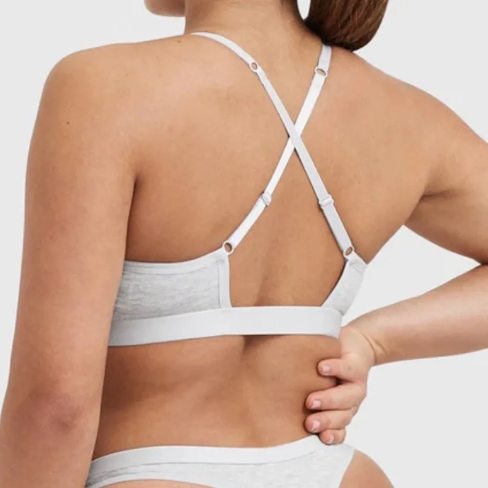 Oner Active Soft Classic Bralette Medium Black Light Gray and White Bundle Set - Picture 7 of 16